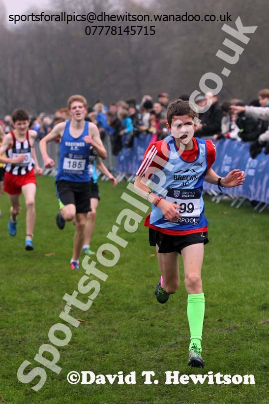 Boys under-15s European Cross Country Trials, Sefton Park, Liverpool. Photo: David T. Hewitson/Sports for All Pics